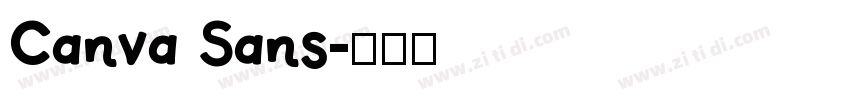 Canva Sans字体转换